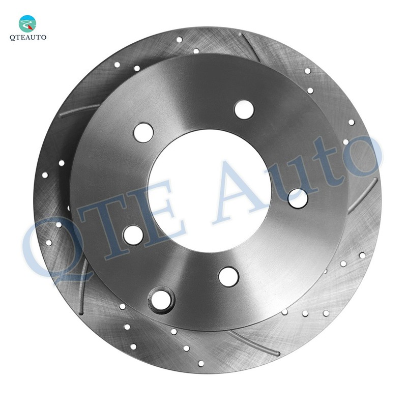 6 Rear 262mm Drilled Brake Rotors-D1037 7940 Brake Pad To 2011-2014 Chrysler 200 gallery