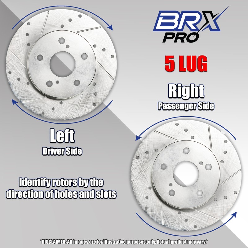 Full Brake Kit Rotors + Ceramic Pads for Toyota Camry 1997-1999 gallery