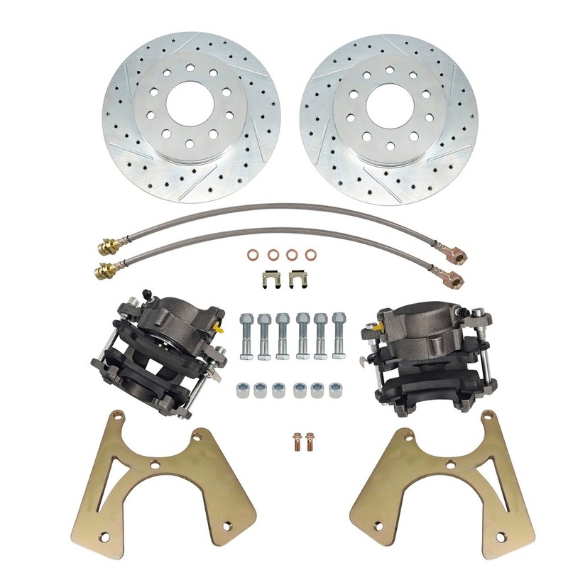 New Speedway Motors Bolt-On Rear Disc Brake Conversion Kit For GM 10 and 12 Bolt gallery