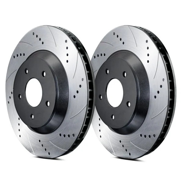 For Fiat 500 12-17 ATL Autosports Drilled & Slotted Front Brake Rotors gallery