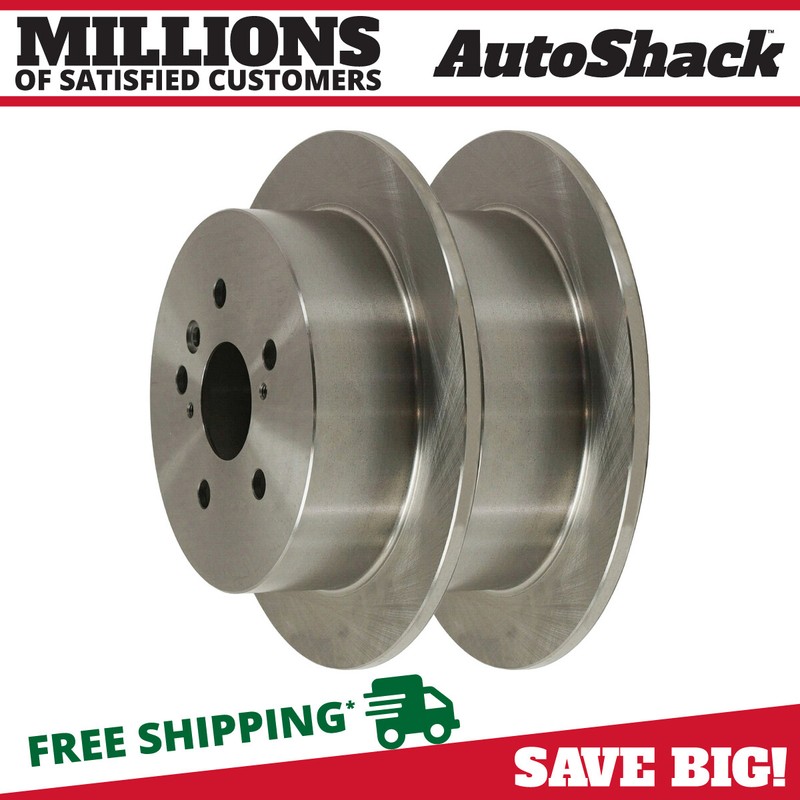 Rear Brake Rotors Pair 2 for Lexus RX350 RX400h RX330 Toyota Highlander 3.5L V6