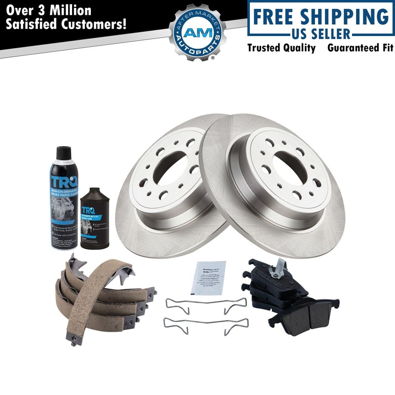 Rear Brake Pad & Rotor Kit Fits 1999-2009 Volvo