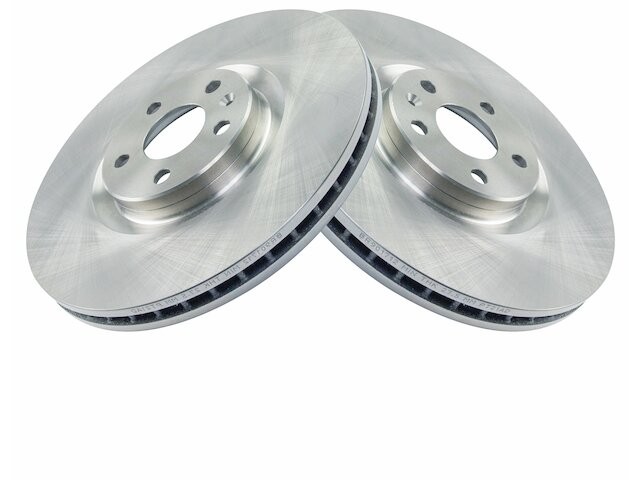 Front TRQ Brake Rotor Set fits Volvo C40 Recharge 2022-2024 19VTHN
