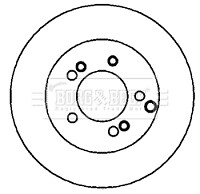 Fits Sportage ix35 Tucson Santa Fe 2.0 CRDi 2.4 2.7 MFD Rear 1x Brake Disc gallery