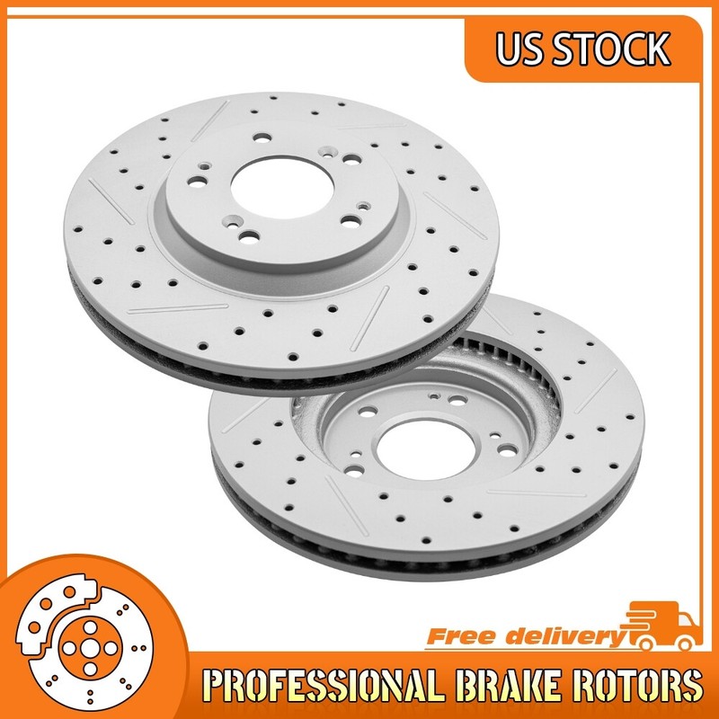 294mm Front Drilled Disc Brake Rotors for Jeep Compass Dodge Caliber Outlander