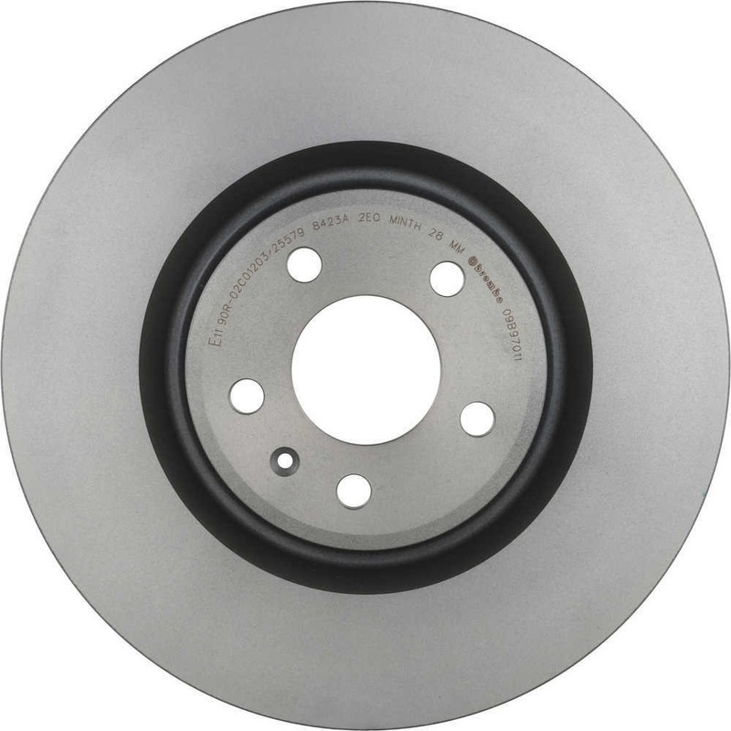 Disc Brake Rotor-Premium UV Coated OE Equivalent Rotor Brembo 09.B970.11