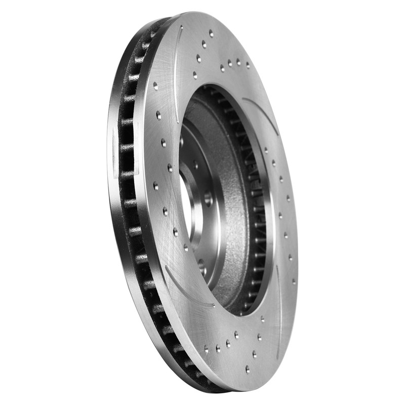 Front Drilled Disc Rotors + Ceramic Brake Pads for Chevy Impala Buick Lucerne gallery