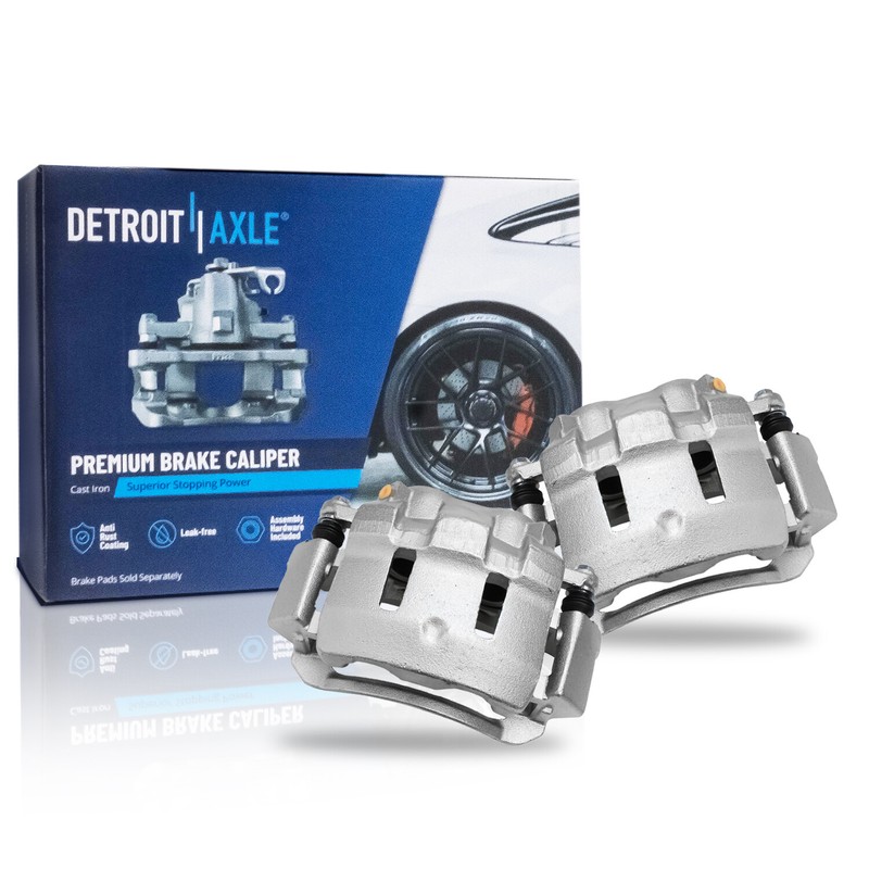 4WD Front Disc Rotors + Calipers & Brake Pads for 99-04 F-250 F-350 Super Duty gallery