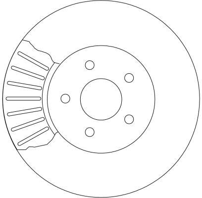 TRW DF4147 BRAKE DISC FOR FORD,FORD AUSTRALIA,JAGUAR