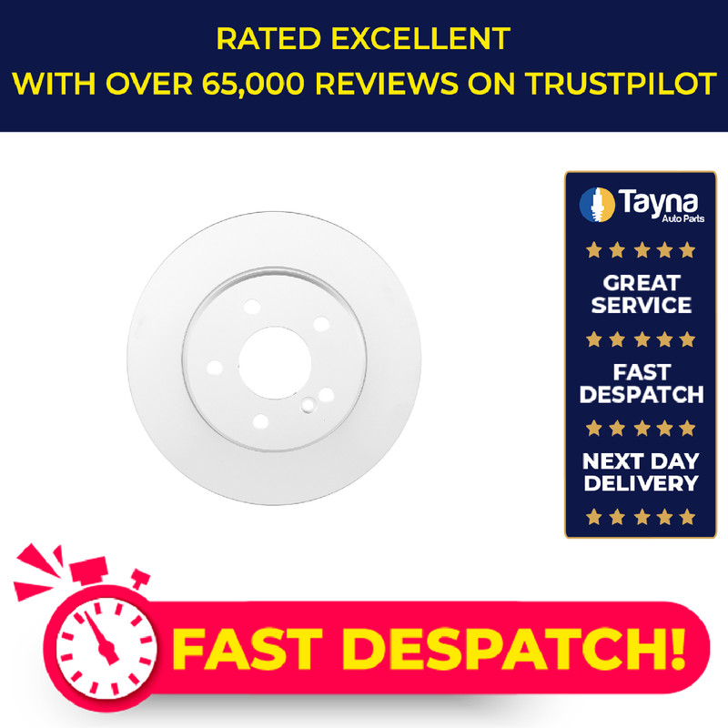 2x Brake Discs Pair Solid Rear 290mm 0986478899 Bosch Set A2104230512 2104230512