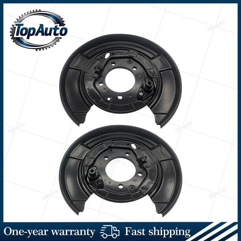 924-373 2Pcs Brake Dust Shield For 2004-2009 Toyota Highlander Lexus RX330 RX350
