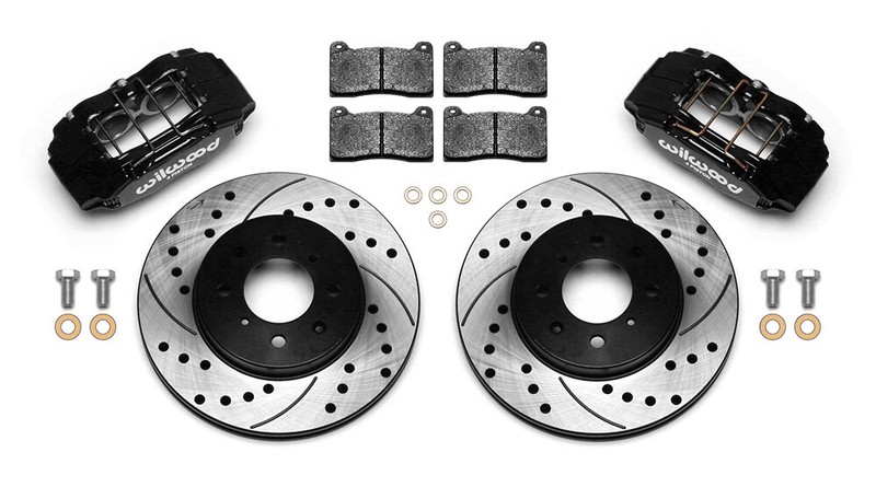 Wilwood Forged DPHA Front Caliper Slotted Rotor Pad Kit For Honda Acura 262mm