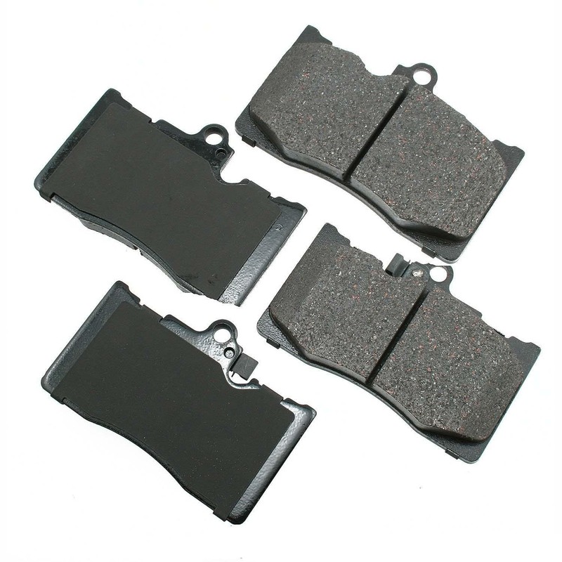 Akebono OEM Front & Rear Brake Pads Kit For 2007-2011 Lexus GS450H 9 Yr Warranty gallery