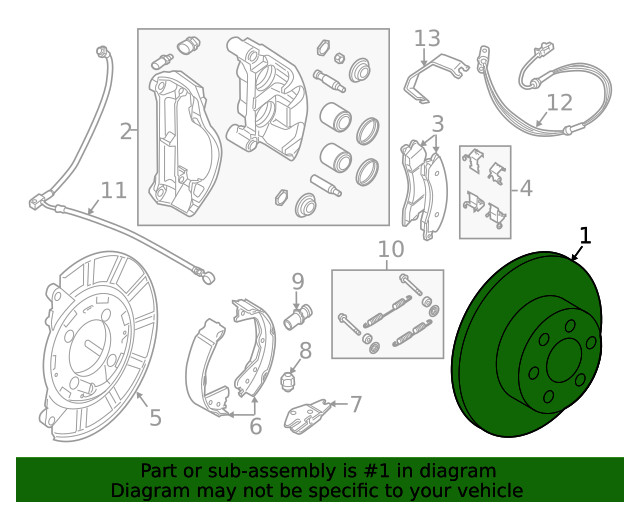 Genuine Nissan Disc Brake Rotor 43206-1PA1B gallery