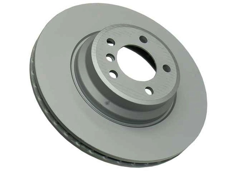 (2) ZIMMERMANN FRONT Brake Disc Rotor Kit For BMW 2002-2008 745Li 750i 750Li 760 gallery