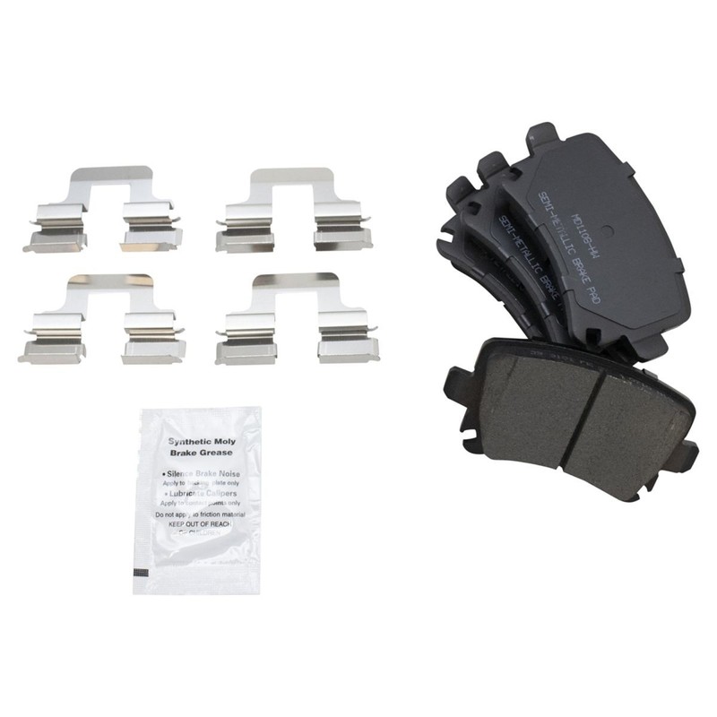 Rear Semi Metallic Brake Pad & 288mm Performance Rotor Kit for Audi gallery