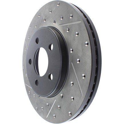 Centric 127.61072R Slotted Drilled Rotor gallery