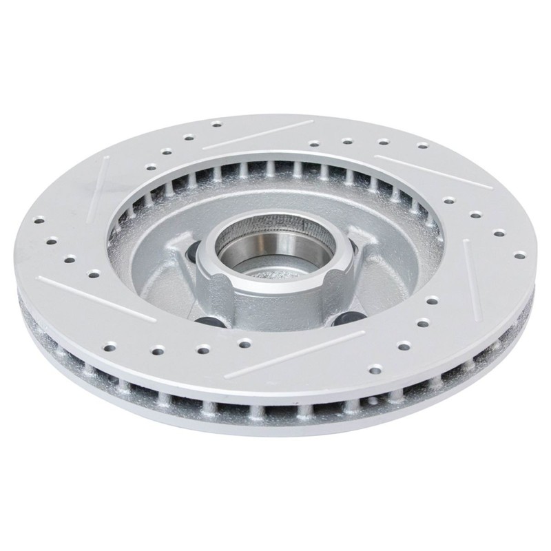 Front Ceramic Brake Pad & Performance Coated Rotor Kit w/Chemicals gallery
