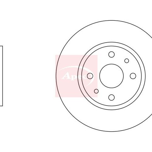 For ALFA ROMEO MITO 955 2008 to 2018 BRAKE DISC (FRONT) (SINGLE) DSK822 gallery