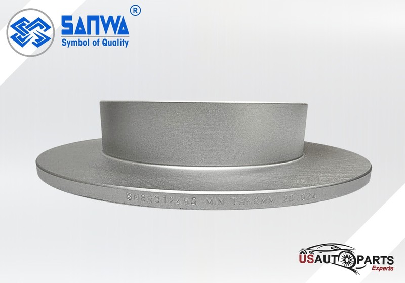 REAR BRAKE ROTOR SOLID & GEOMET COATED 258 mm FOR ACURA RSX 1997-2006 2.0L gallery
