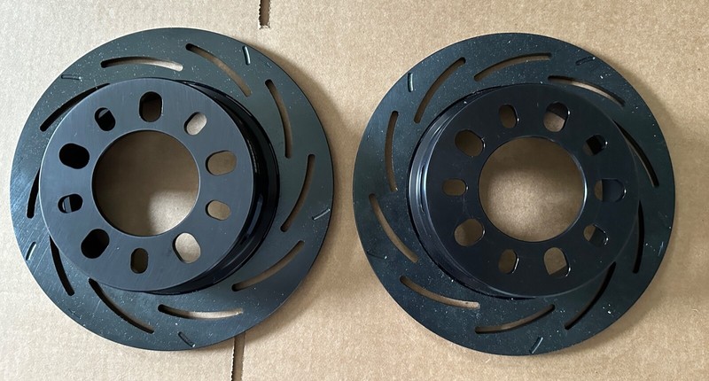 Strange Eng Drag Race Rear Disc Brake Kit New Style Ends (Torino End) 2-Pc Rotor gallery