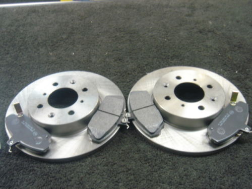 ROVER 200 400 214 414 25 45 2 FRONT BRAKE DISCS & PADS SOLID