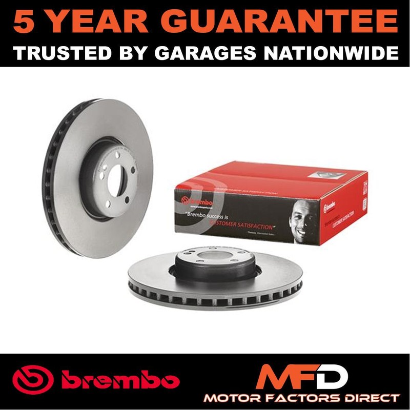 Brake Disc Front Left Brembo Fits Mercedes GLC 2015- E-Class 2016-