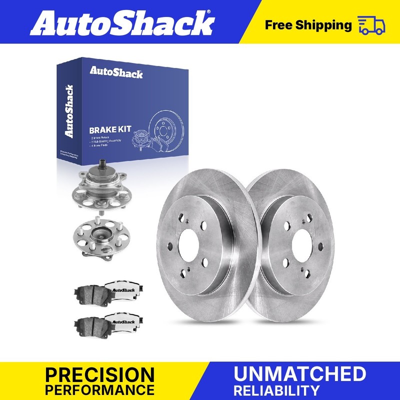 Rear Brake Rotors Ceramic Pads Hubs for Toyota, Corolla 2020-2022