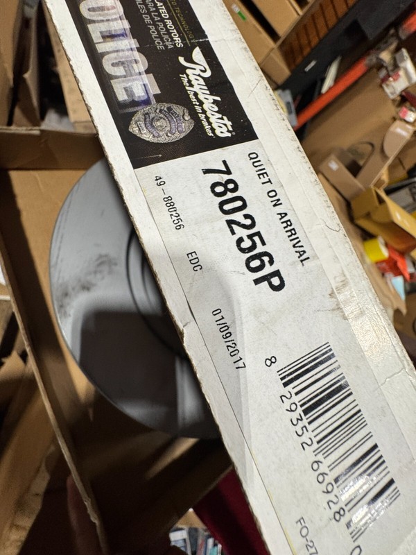 Disc Brake Rotor-Specialty - Police Raybestos 780256P gallery