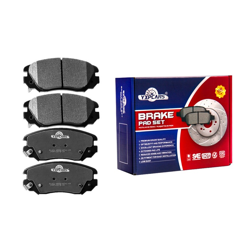 Front & Rear Brake Disc Rotors + Ceramic Pads for Chevrolet Equinox GMC Terrain gallery