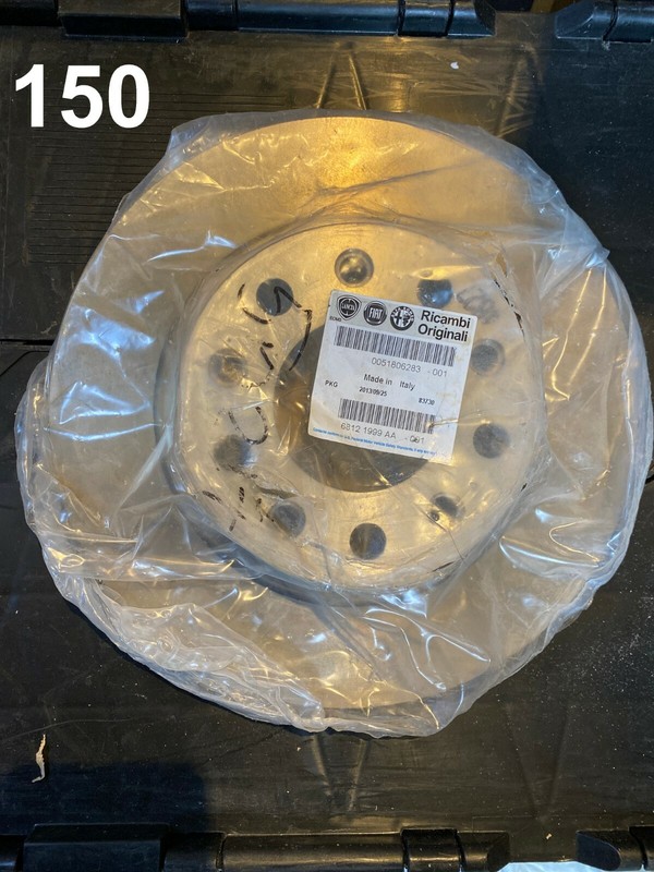 New Genuine OEM Alfa Romeo Giulietta Rear Brake Disc 264mm 51806283