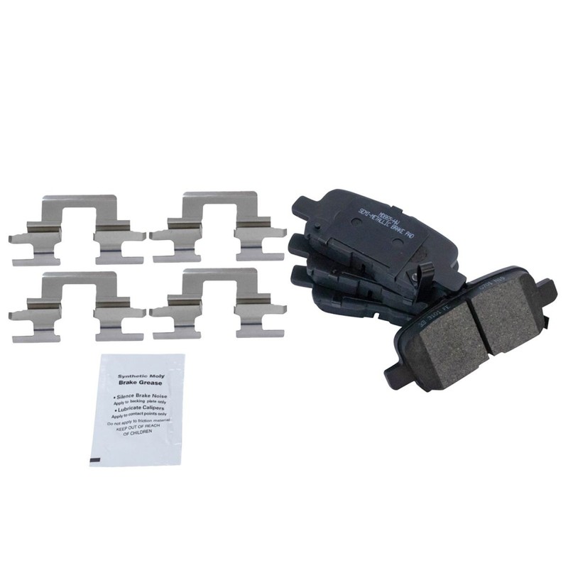 Rear Performance Drilled Slotted Brake Rotor & Metallic Pad Kit w/Chemicals gallery