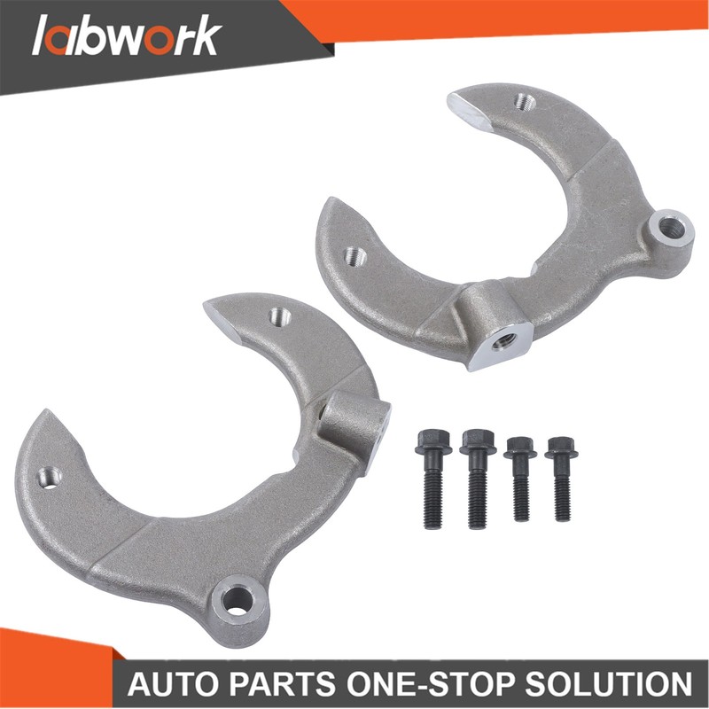 Labwork For GM Metric Caliper Disc Brake Brackets w/ Hardware For Mustang 2 II gallery