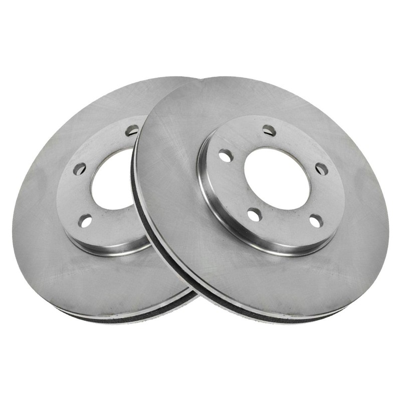 TRQ Brake Pad & Rotor Kit Ceramic Front for Town & Country Caravan Voyager gallery