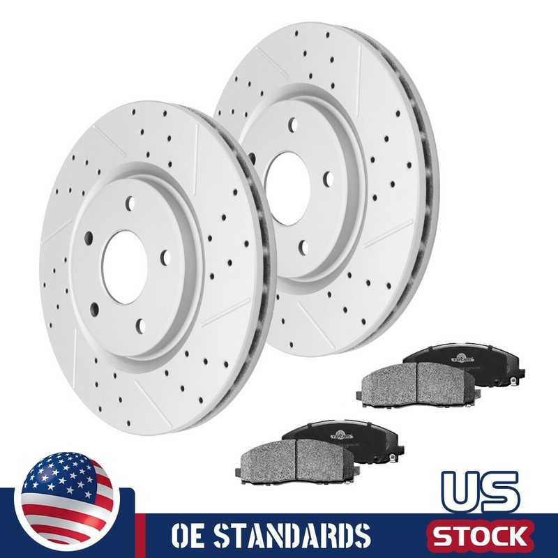 330mm Front Rotors & Ceramic Pads for Dodge Grand Caravan Town & Country C/V