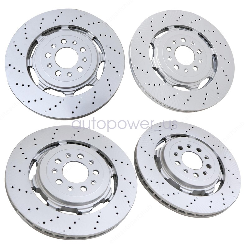 For 2017-2024 Alfa Romeo Giulia Stelvio Quadrifoglio 4X Front &Rear Brake Rotors gallery