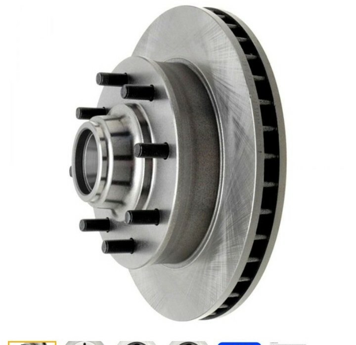 Disc Brake Rotor and Hub Assembly-Non-Coated Front ACDelco Advantage 18A507A *RB