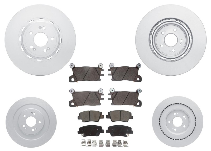 For Genesis GV70 22-24 w/ 4 Piston Genesis Brem Bo Coated Brake Disc Brake Pads