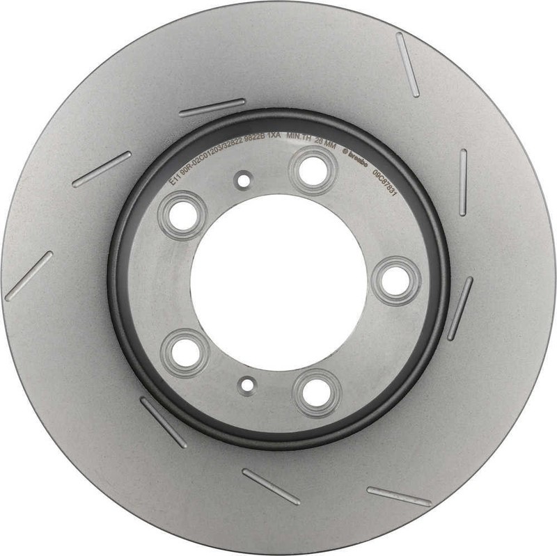Disc Brake Rotor-Premium UV Coated OE Equivalent Rotor fits 10-22 Panamera