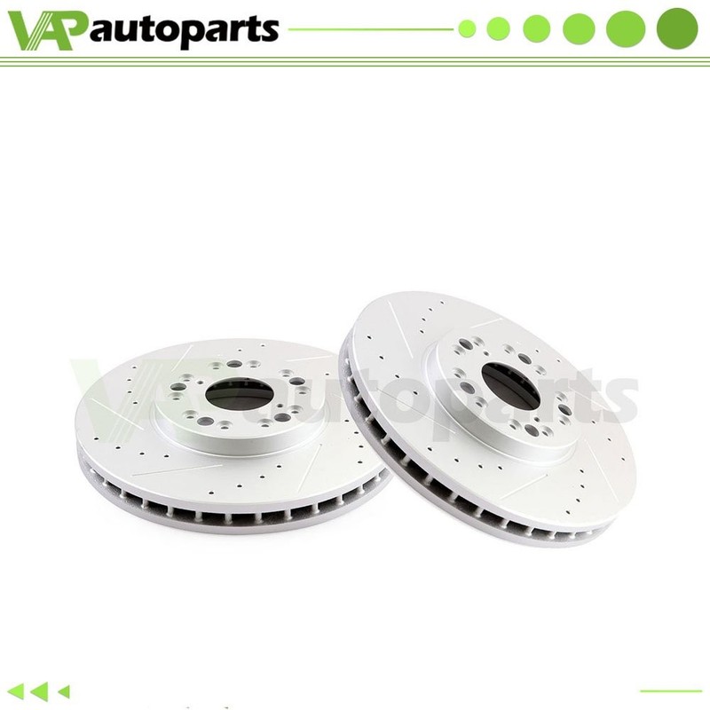 296mm Front Brake Discs Rotors Kit For Lexus SC430 02 03 04 05 06 07 08 09 10