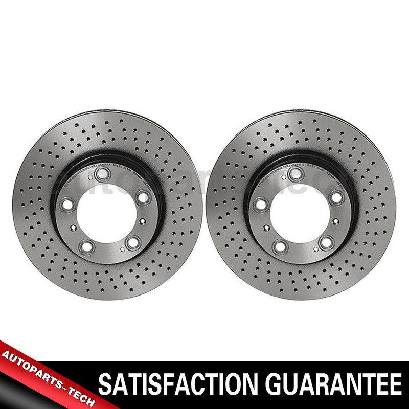 2x Brembo Front Disc Brake Rotor For Porsche 911 1999~2008
