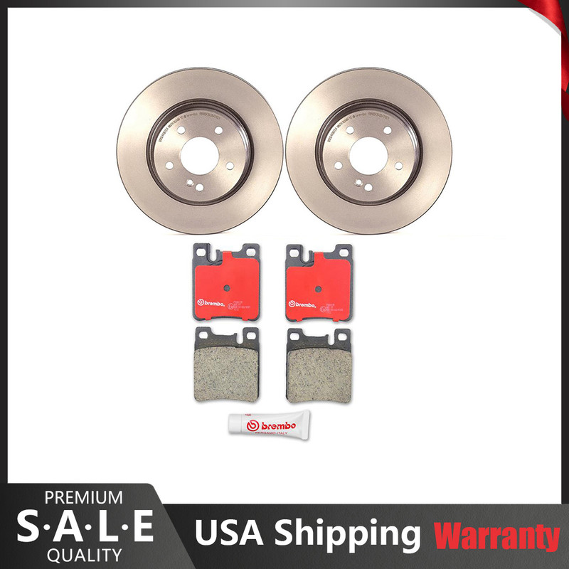 Brembo Rear Brake Kit Ceramic Pads 300mm Disc Rotors For Mercedes W202 W210 R170