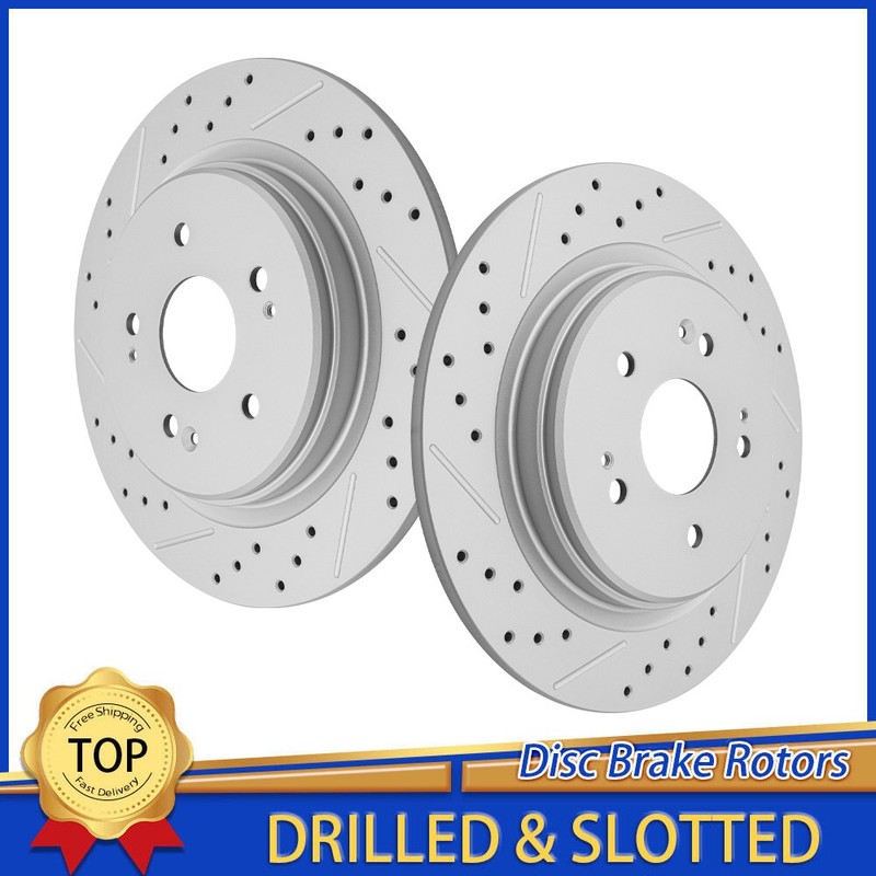 310mm Rear Drilled Disc Brake Rotors For 2015 2016 – 2020 Acura TLX