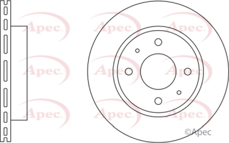 Fits Nissan Sunny 100NX 1.4 1.6 1.7 D 2.0 AZ Front Brake Disc 4020660Y01 gallery
