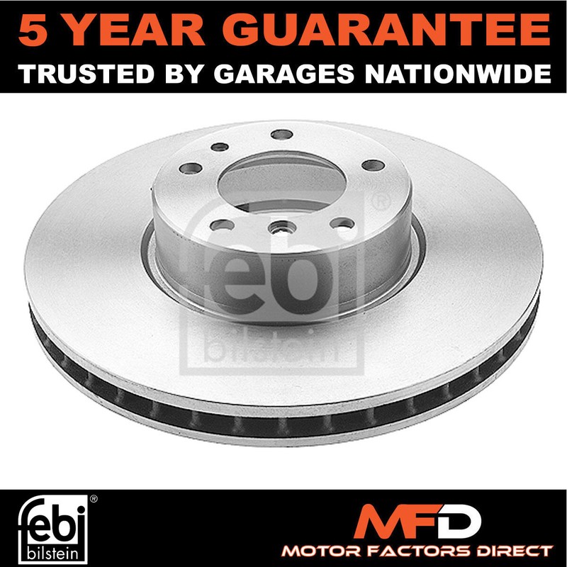 Fits BMW 5 Series 2000-2004 Febi Front 1x Brake Disc 34116767059