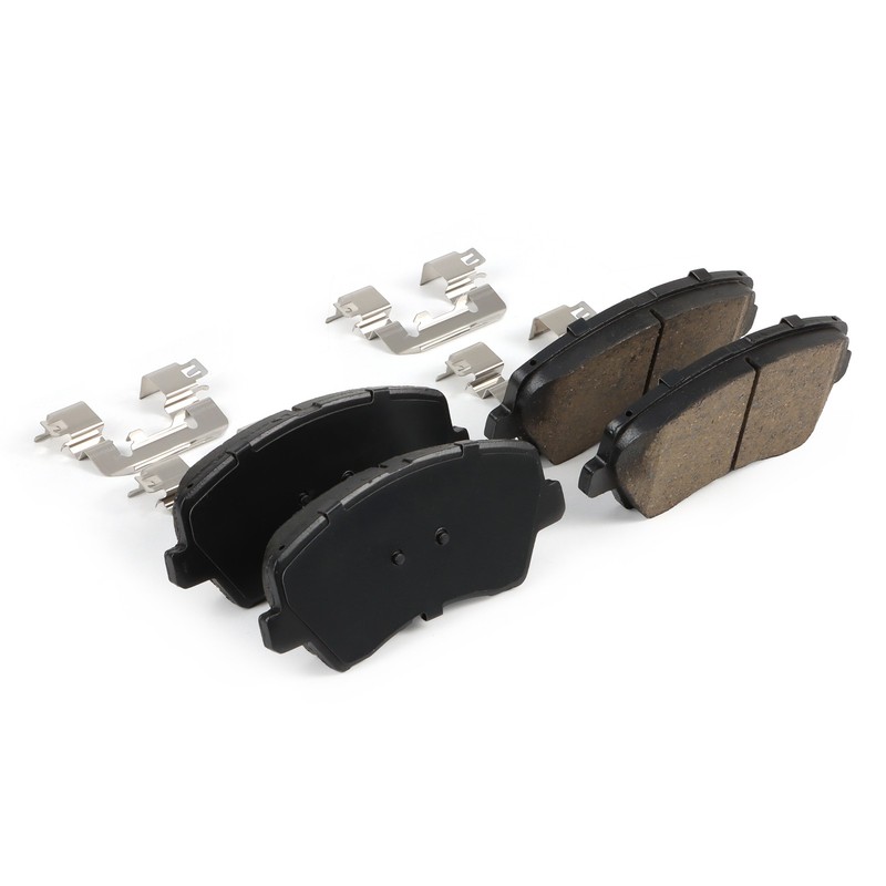 Front Brake Rotors + Ceramic Disc Brake Pad Kit for 2016-2017 Hyundai Veloster gallery