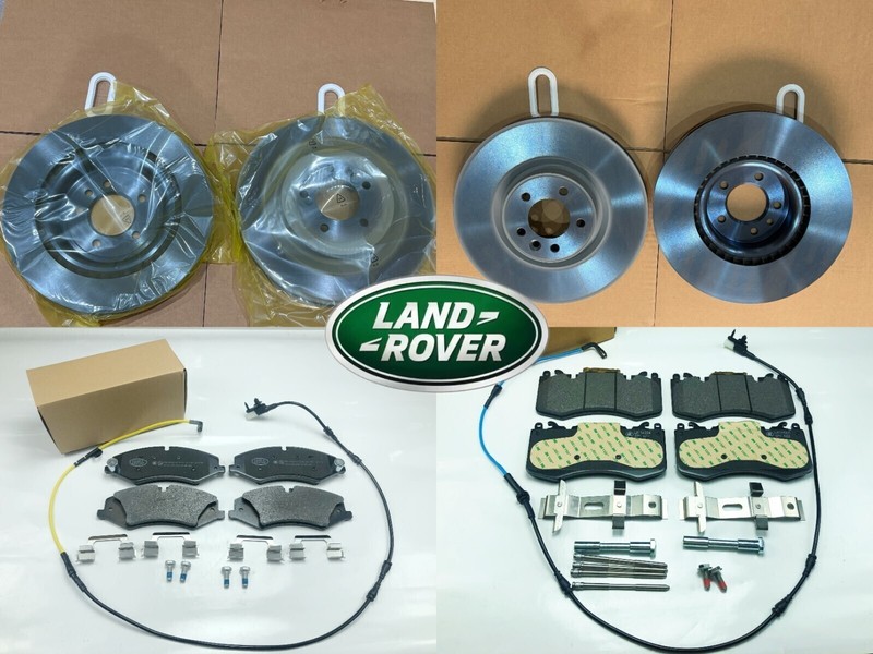 For 13-21 Range Rover W/ Supercharged Front and Rear Brake Rotors Pads OEM
