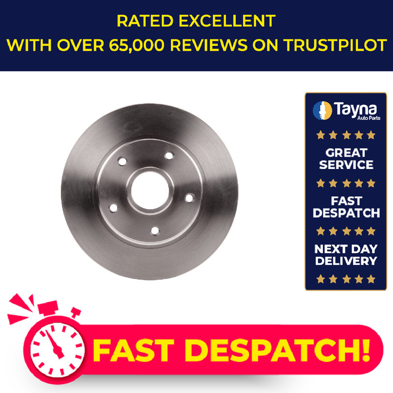 2x Brake Discs Pair Solid fits RENAULT MEGANE 1.2 Rear 12 to 16 260mm Set Bosch