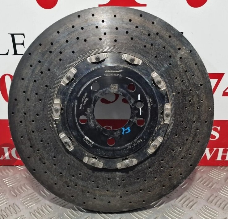 OEM MCLAREN 720S FRONT LEFT CARBON CERAMIC BRAKE DISK 17-ON 14C0033CP