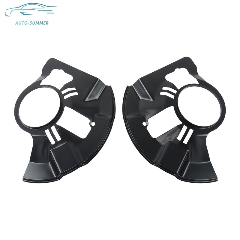 L206-33-271D Front Right+Left Brake Dust Shield Set For Mazda CX-9 CX-7 07-15